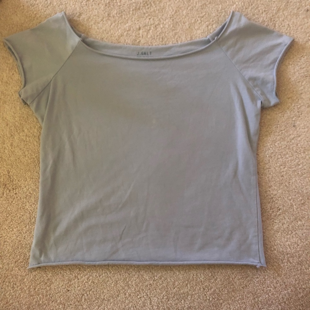 Brandy Melville light blue Ellery top